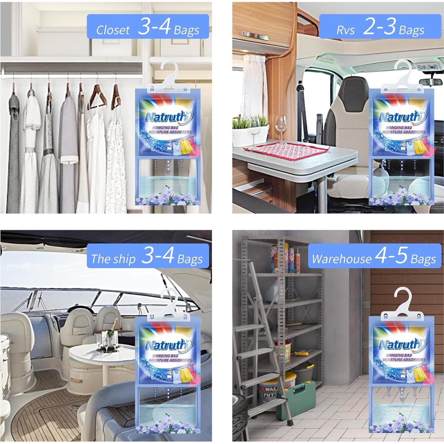 Bolsas Absorbentes de Humedad NATRUTH 12-Pack 277g Aroma Fresco