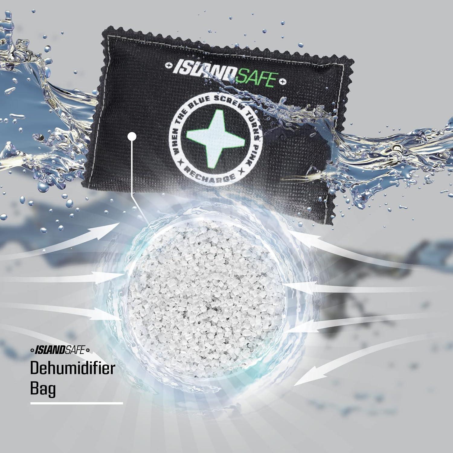 Bolsa Deshumidificadora ISLANDSAFE 200g Recargable Microondas