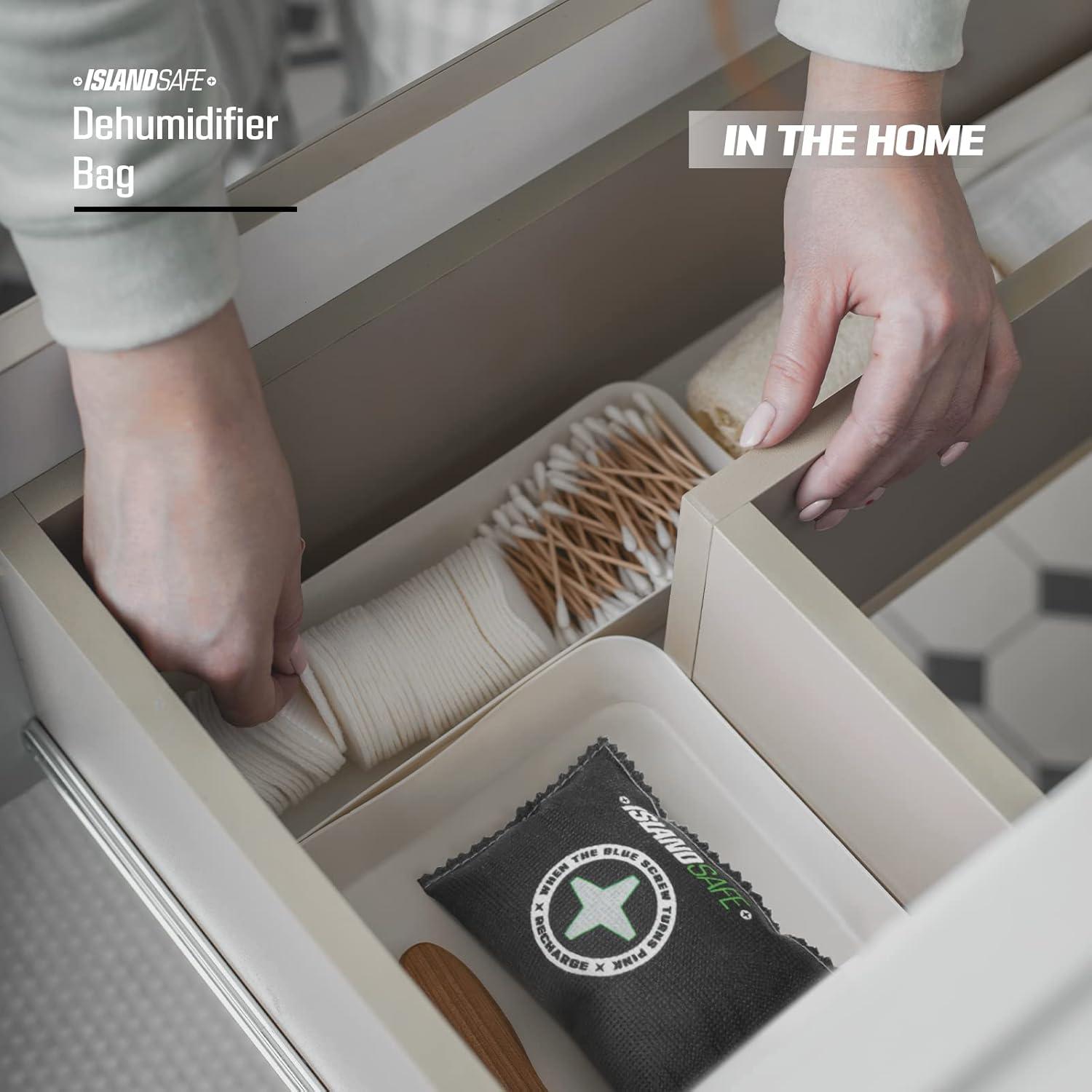 Bolsa Deshumidificadora ISLANDSAFE 200g Recargable Microondas