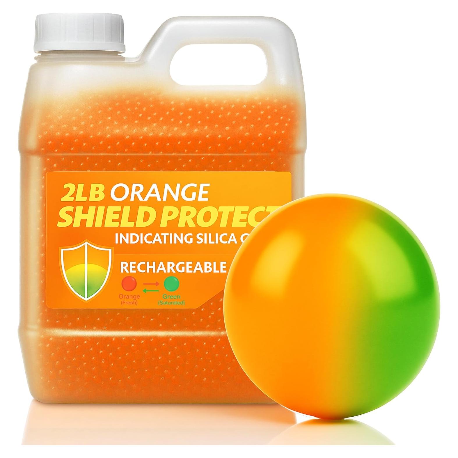 Perlas de Gel de Sílice 2 LB - Deshidratantes Reutilizables 3-5mm