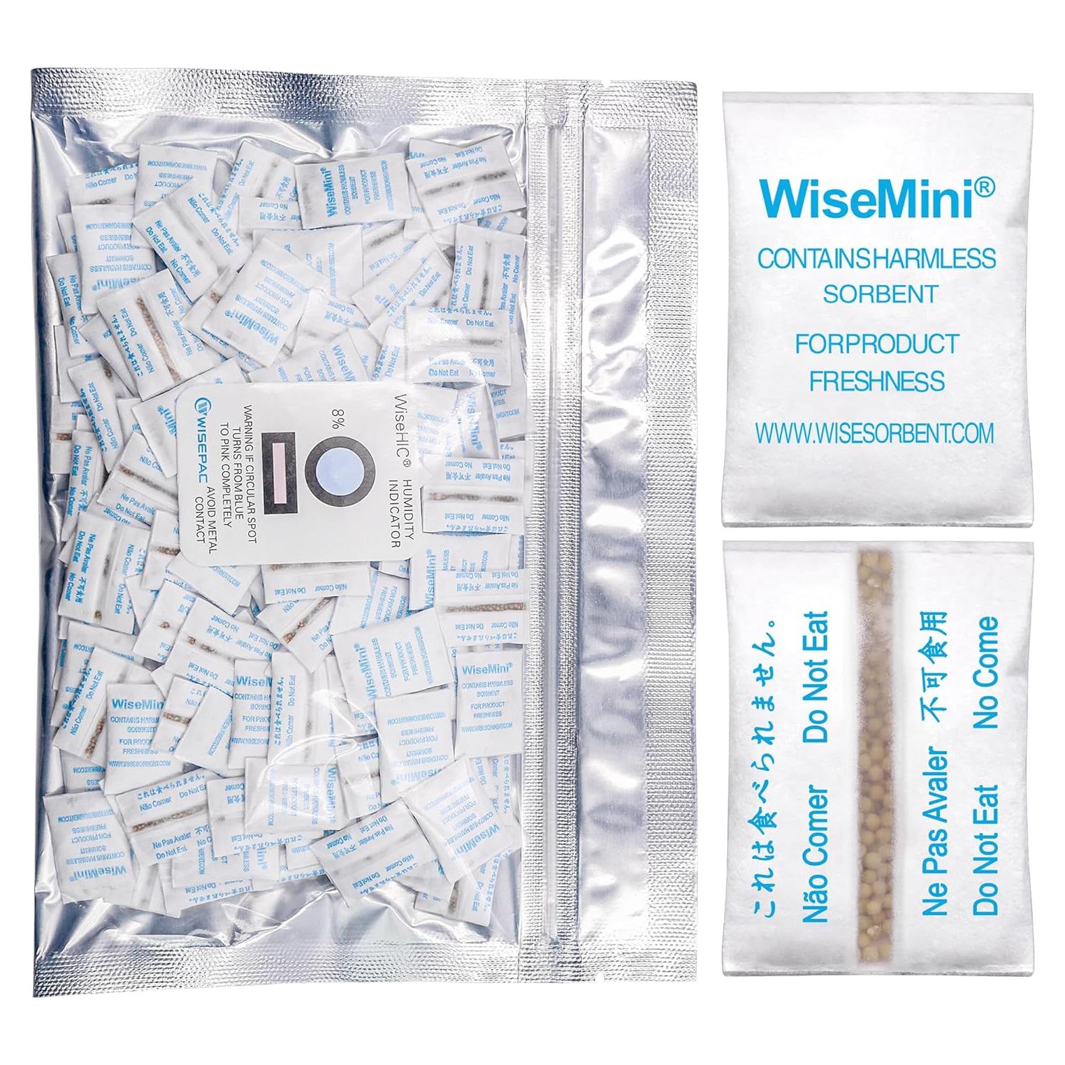 Paquetes Deshidratantes 1g Wisesorbent 600 Unidades Grado Alimenticio