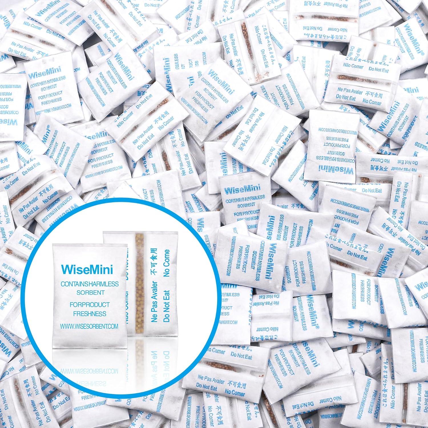 Paquetes Deshidratantes 1g Wisesorbent 600 Unidades Grado Alimenticio