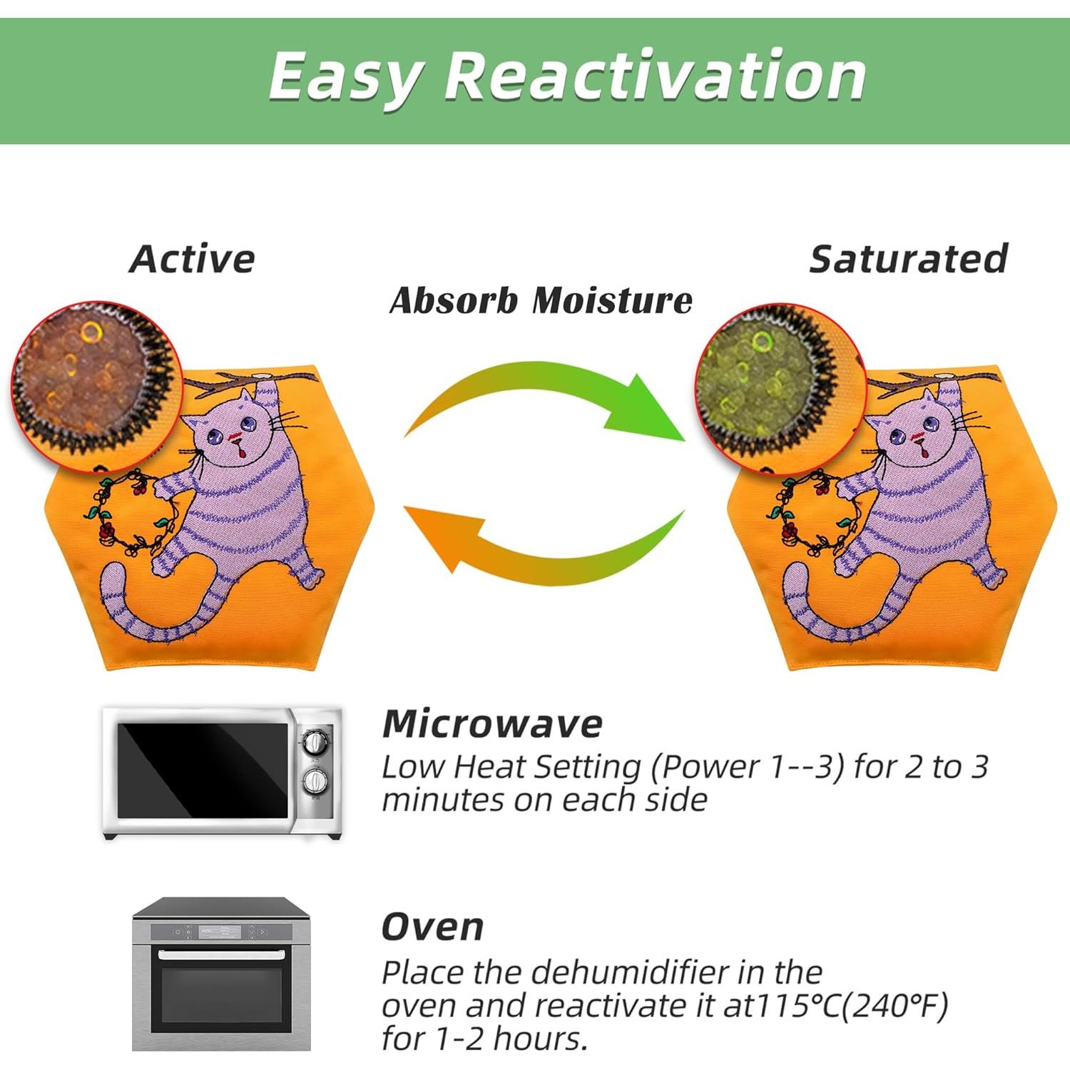 Paquete de 2 Bolsas Deshidratantes Wisesorb 600g Gel de Sílice
