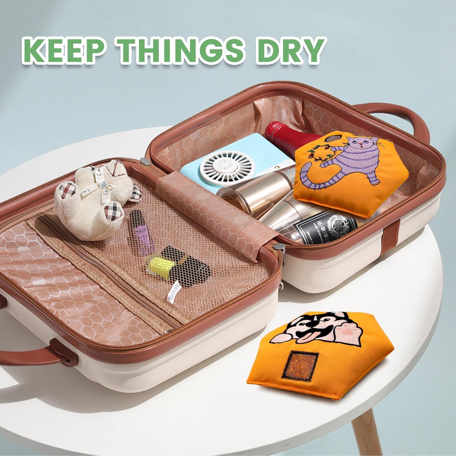 Paquete de 2 Bolsas Deshidratantes Wisesorb 600g Gel de Sílice