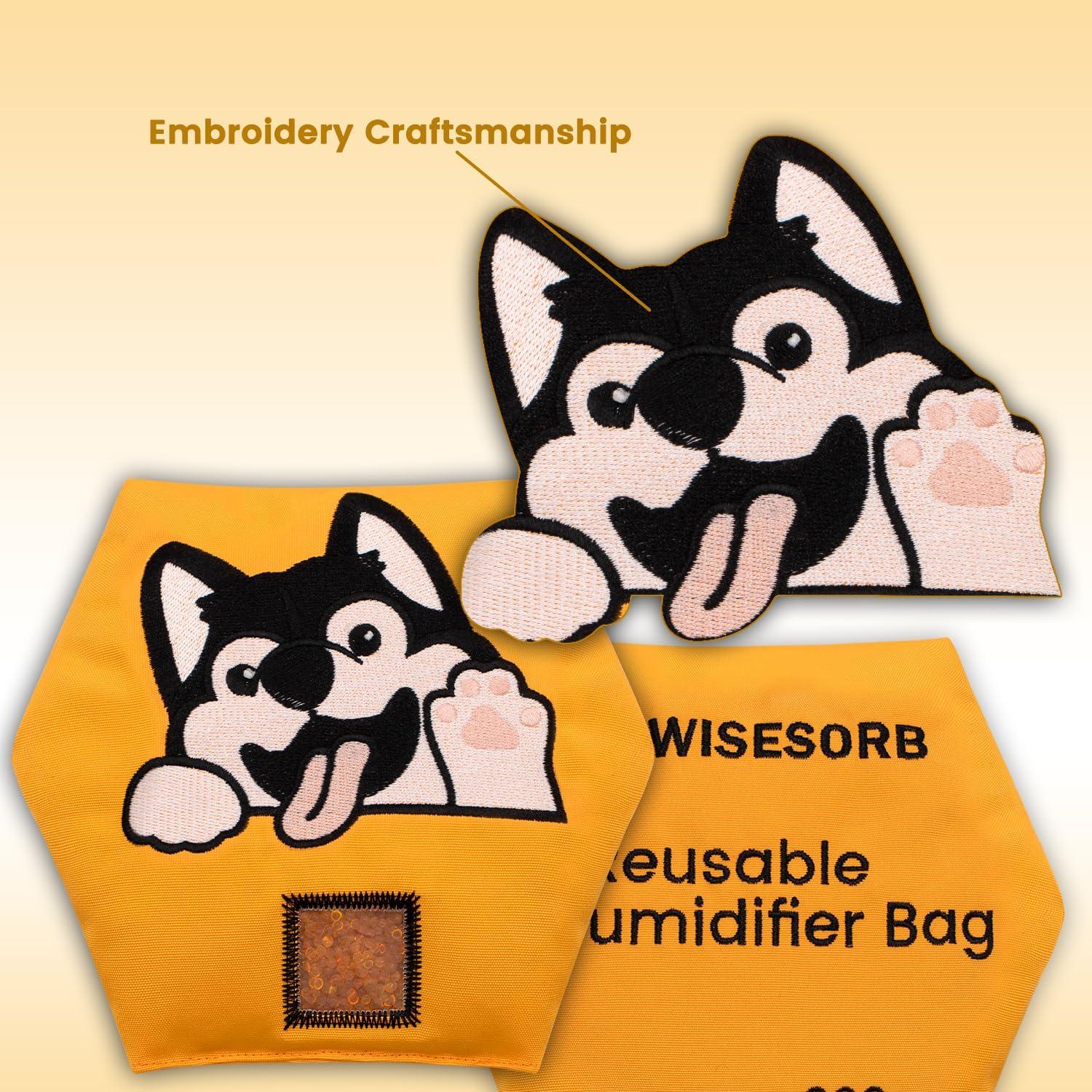 Paquete de 2 Bolsas Deshidratantes Wisesorb 600g Gel de Sílice