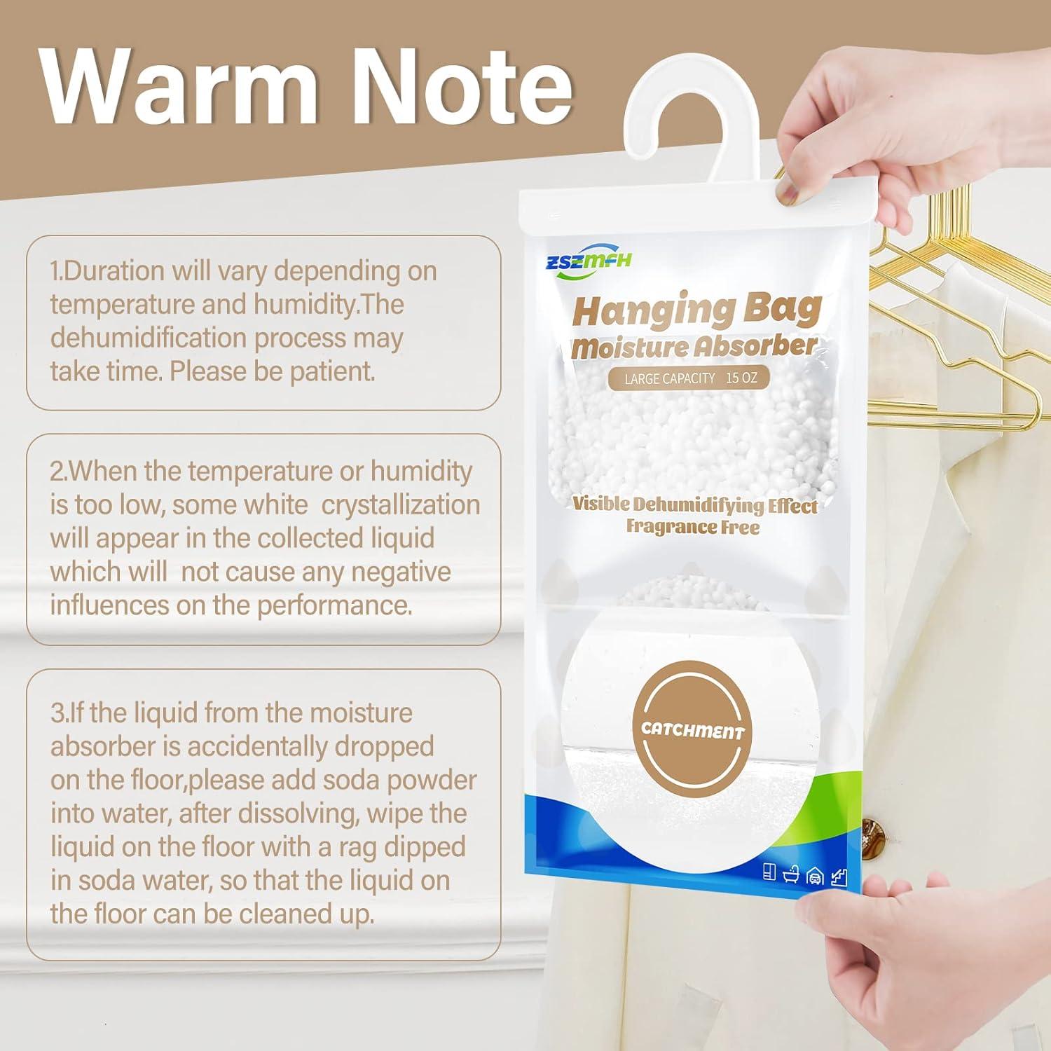 Bolsas Deshumidificadoras ZSZMFH 8 Paquetes 425 g Sin Olor