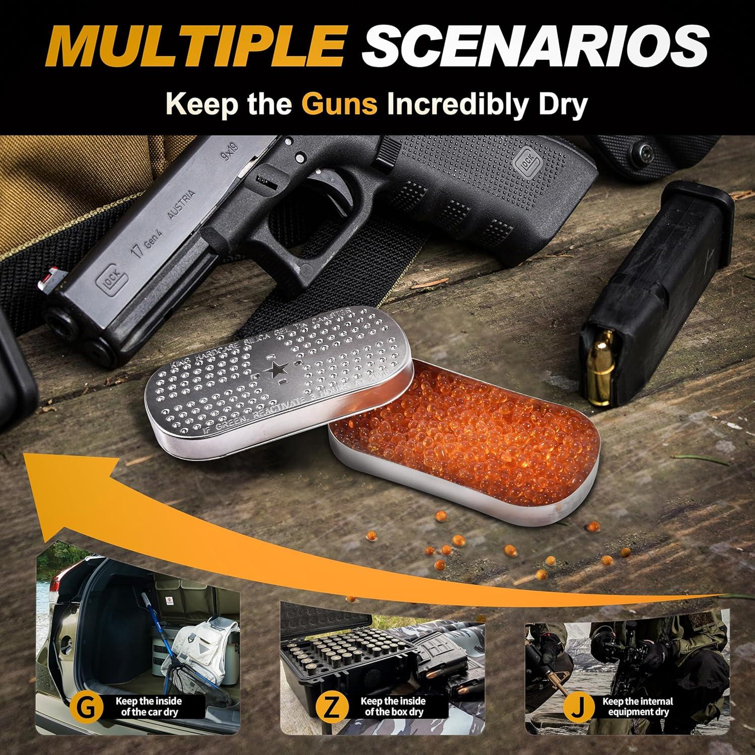 Deshumidificador de gel de sílice Kinghardcase KHC-3322697 2 Piezas