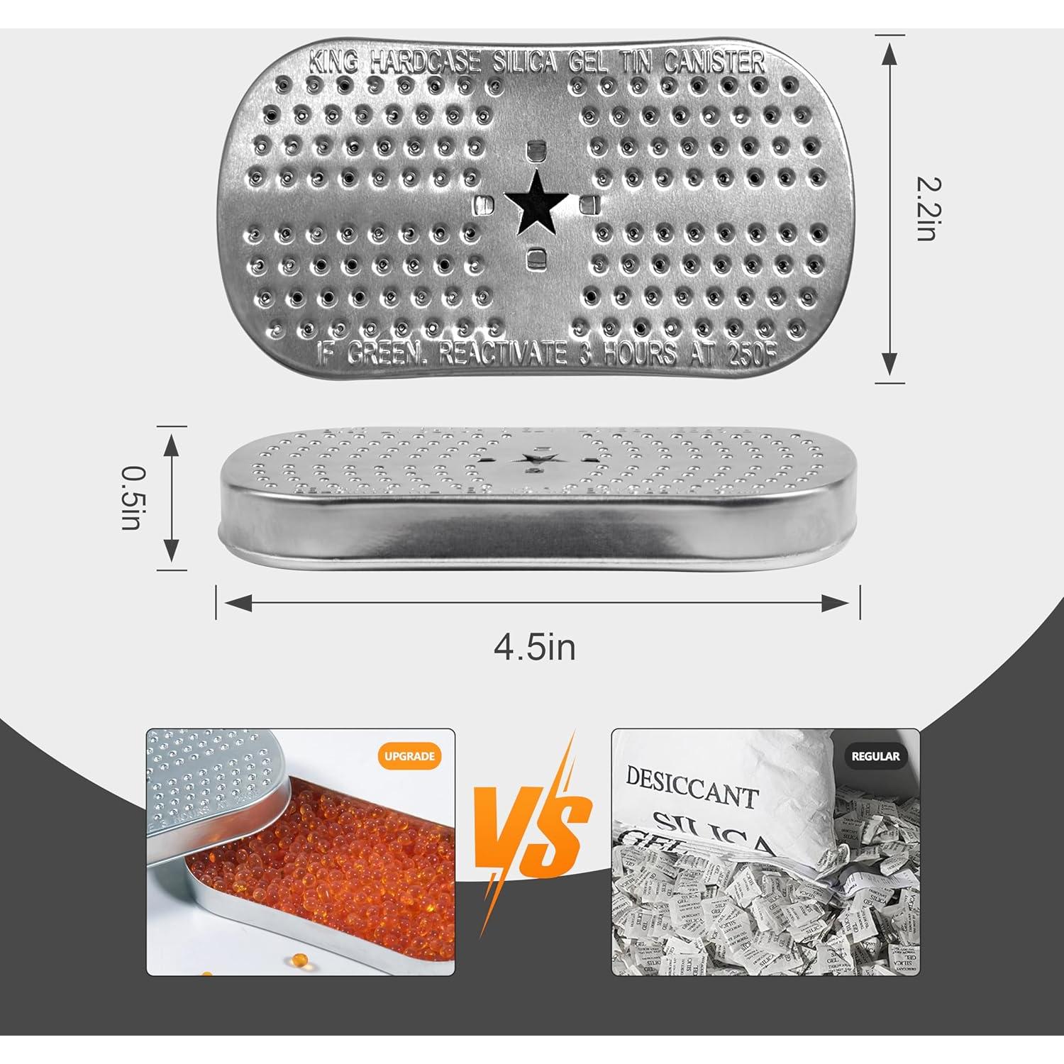 Deshumidificador de gel de sílice Kinghardcase KHC-3322697 2 Piezas
