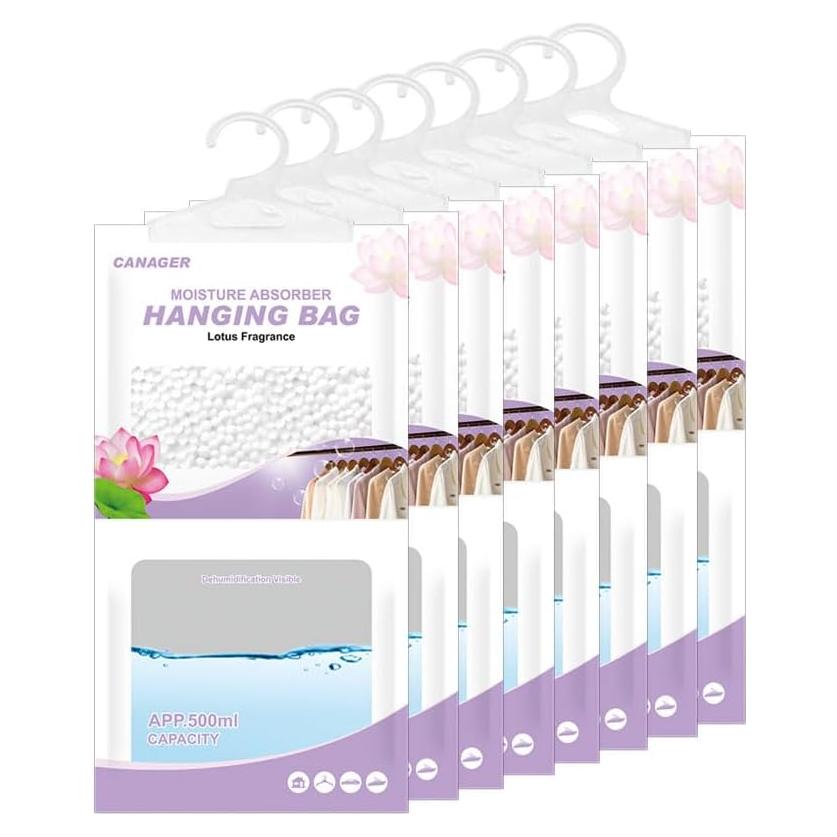 Bolsas Deshumidificadoras CANAGER 8 Paquetes 354.88 g Loto