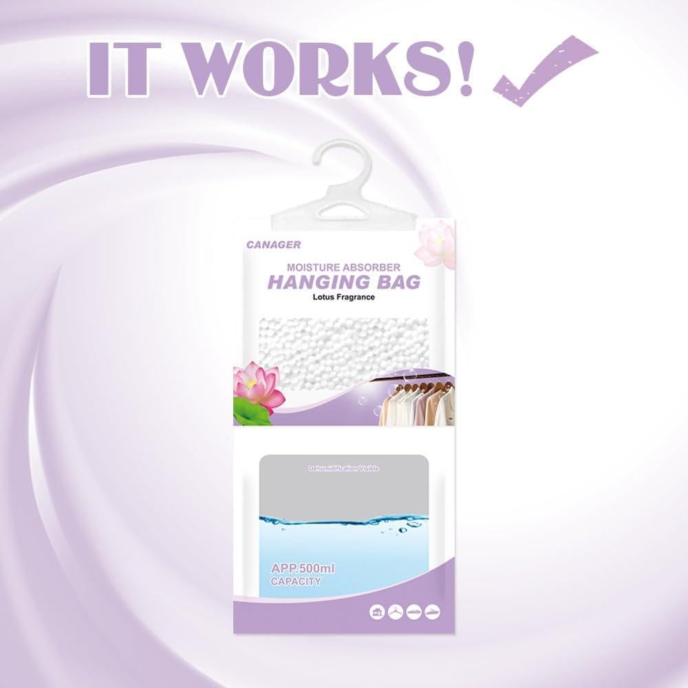 Bolsas Deshumidificadoras CANAGER 8 Paquetes 354.88 g Loto