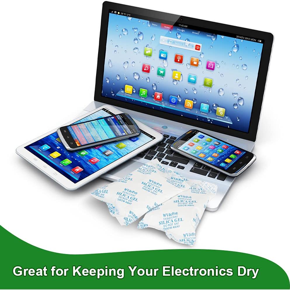 Paquetes de Gel de Silica 30g WVacFre - Absorbente de Humedad