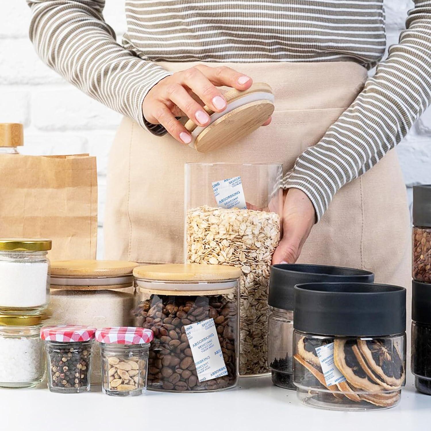 Paquetes de Gel de Sílice 0.5g - 600 Unidades Grado Alimenticio