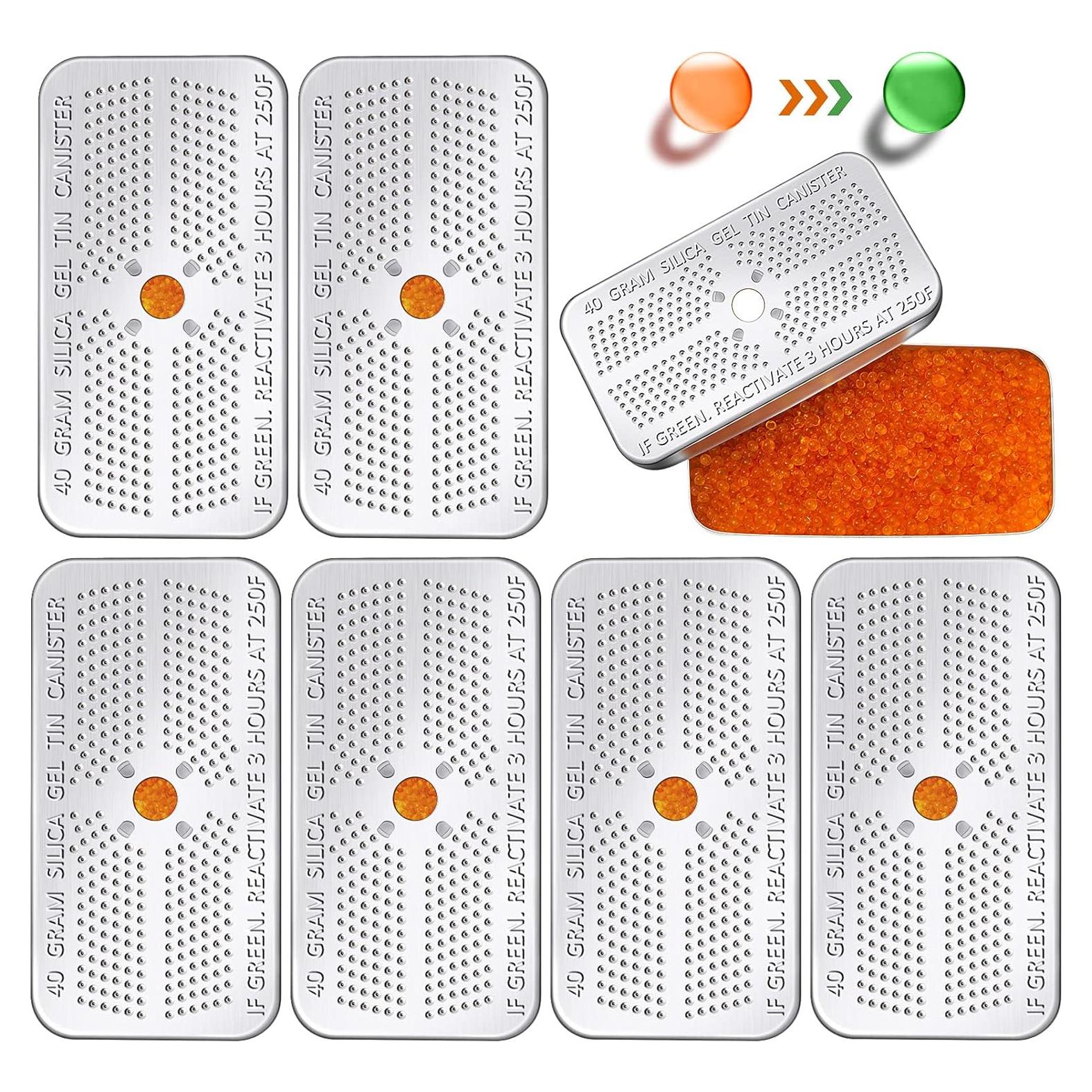 Paquete de 6 deshumidificadores de gel de sílice 40g Nuanchu