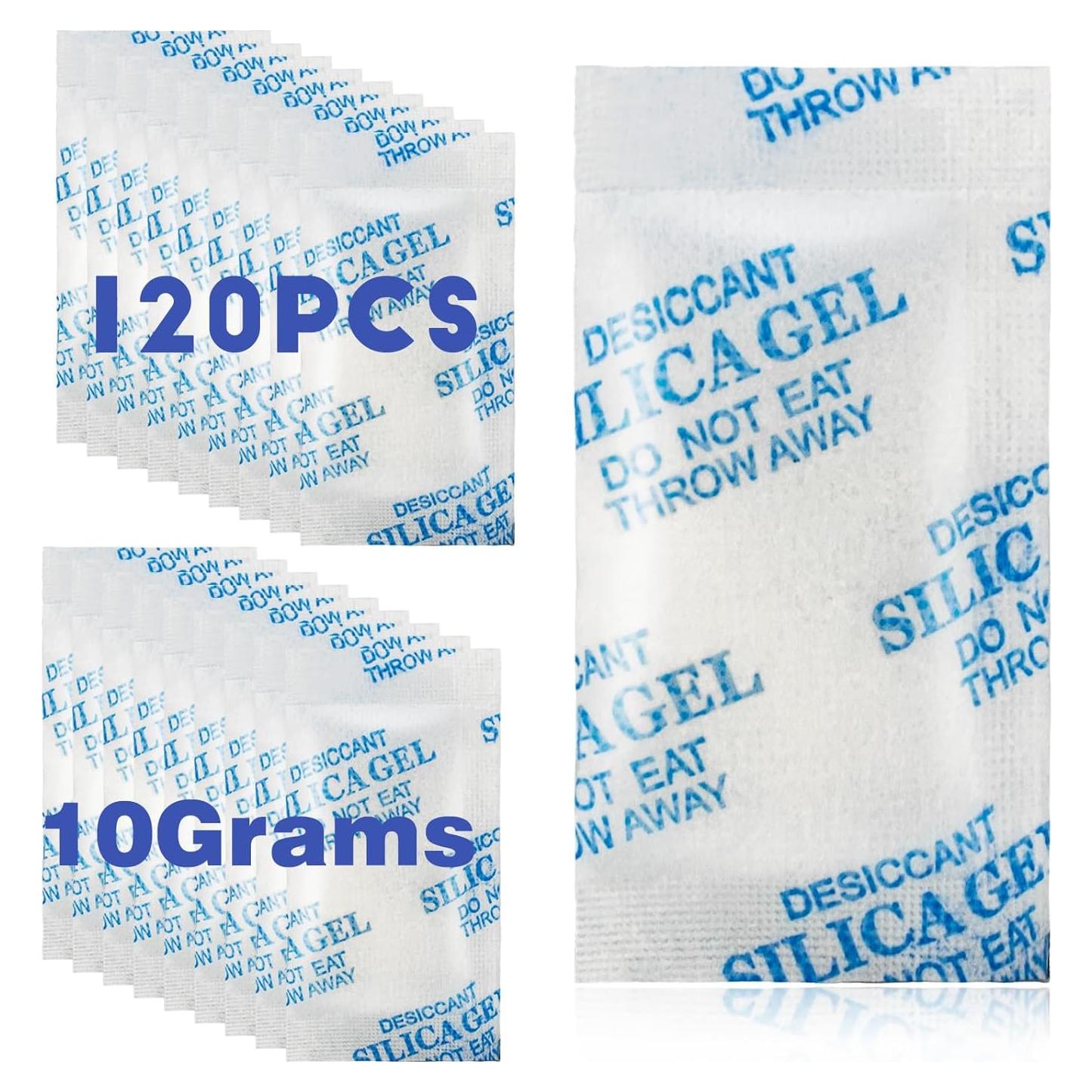 120 Paquetes de Gel de Silica Deshidratante 10g ODDIER