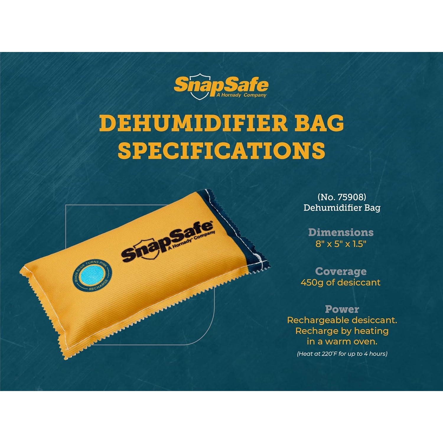 Bolsa Deshumidificadora Reutilizable SnapSafe 450G - Previene Humedad