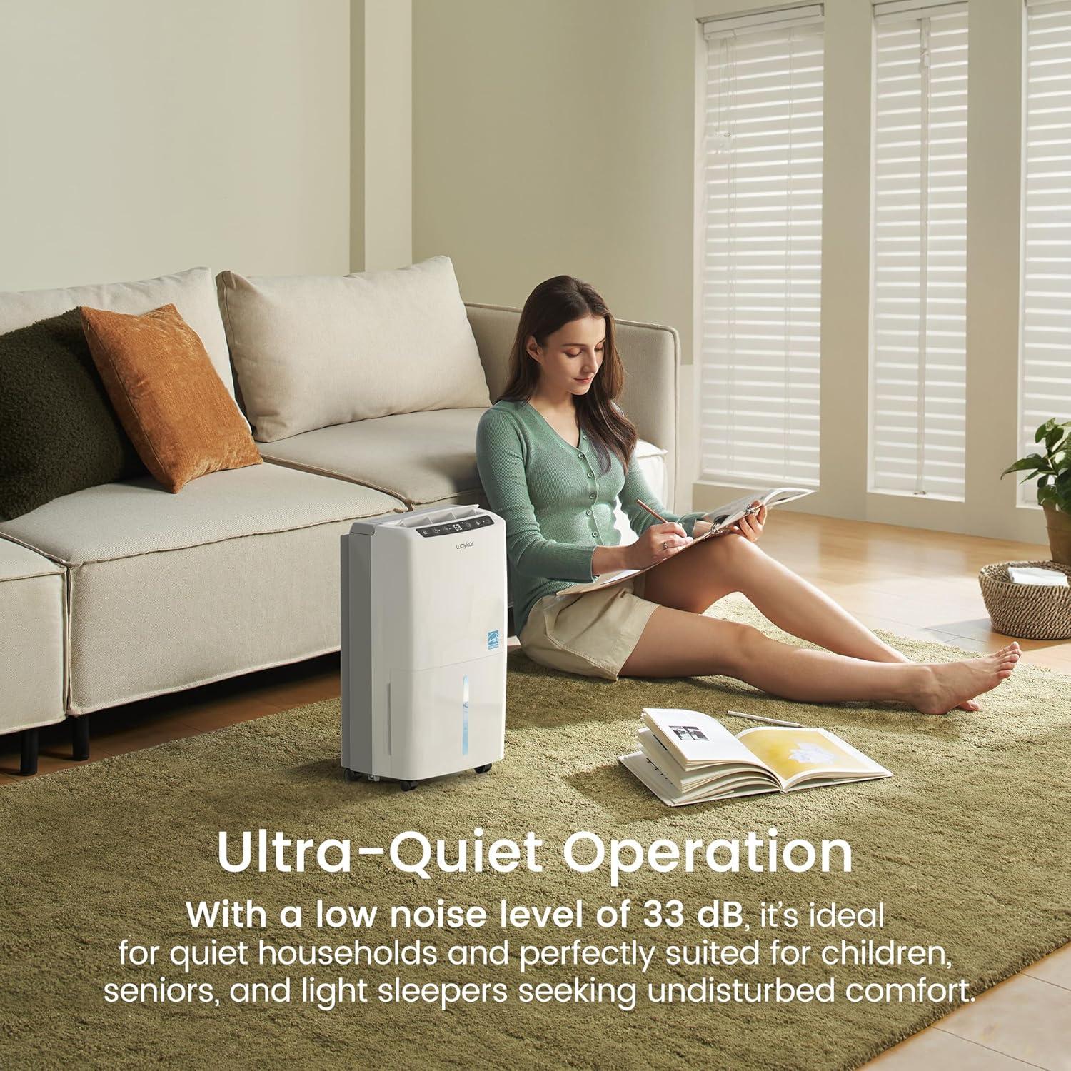 Deshumidificador Waykar 2025 34 Pints 2000 m² Energy Star