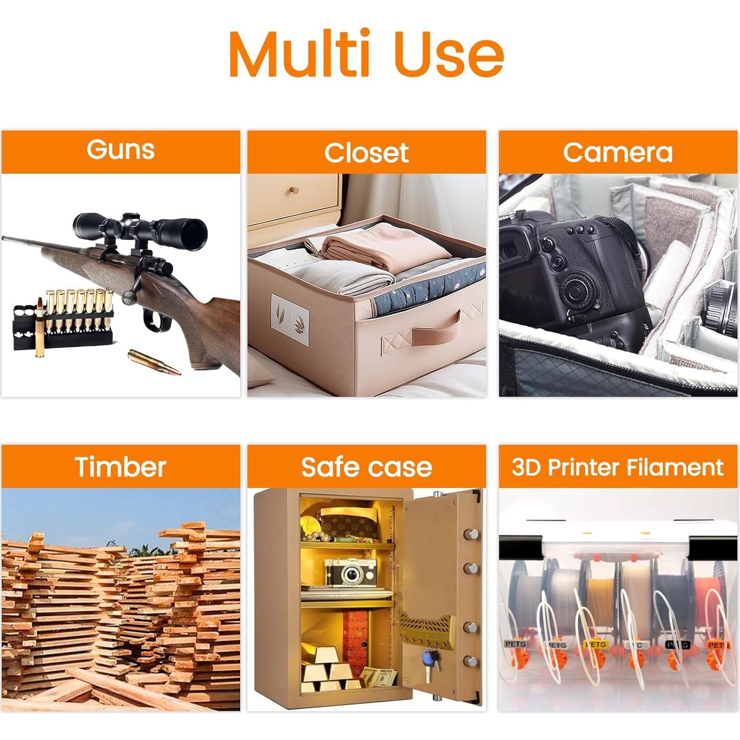 Paquetes Deshidratantes Recargables Adsorbco 30g - 15 Paquetes