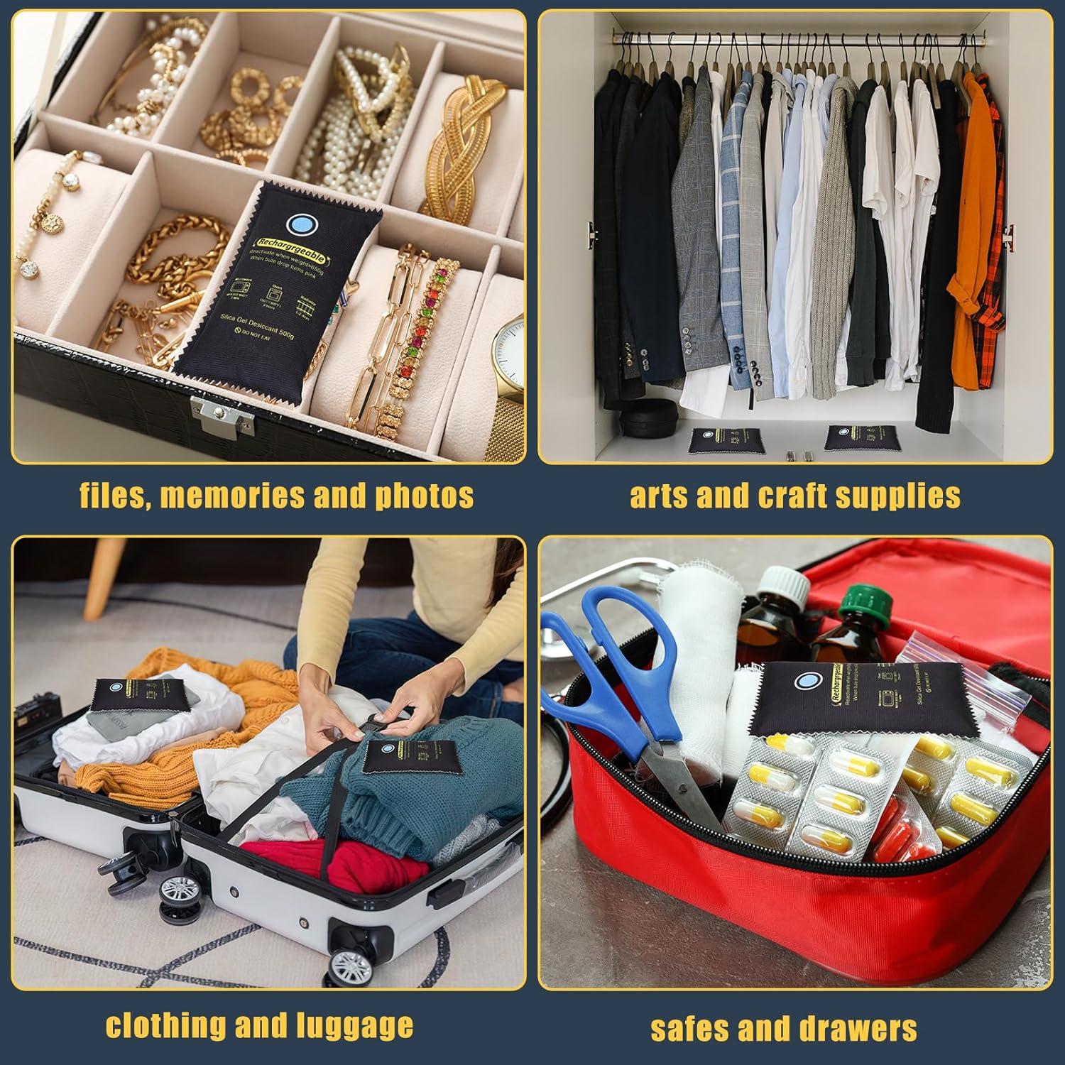 Deshidratante de Gel de Sílice Recargable Tellegloww 1000g