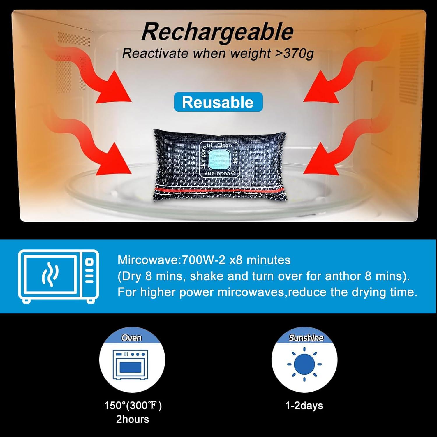 Bolsa Deshidratadora de Gel de Sílice Sovhev 400g Reutilizable