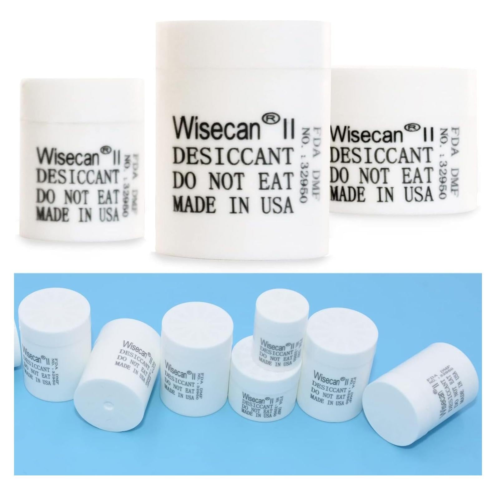 100 Canisters Gel de Silica 1g Wisecan - Deshidratantes Seguros