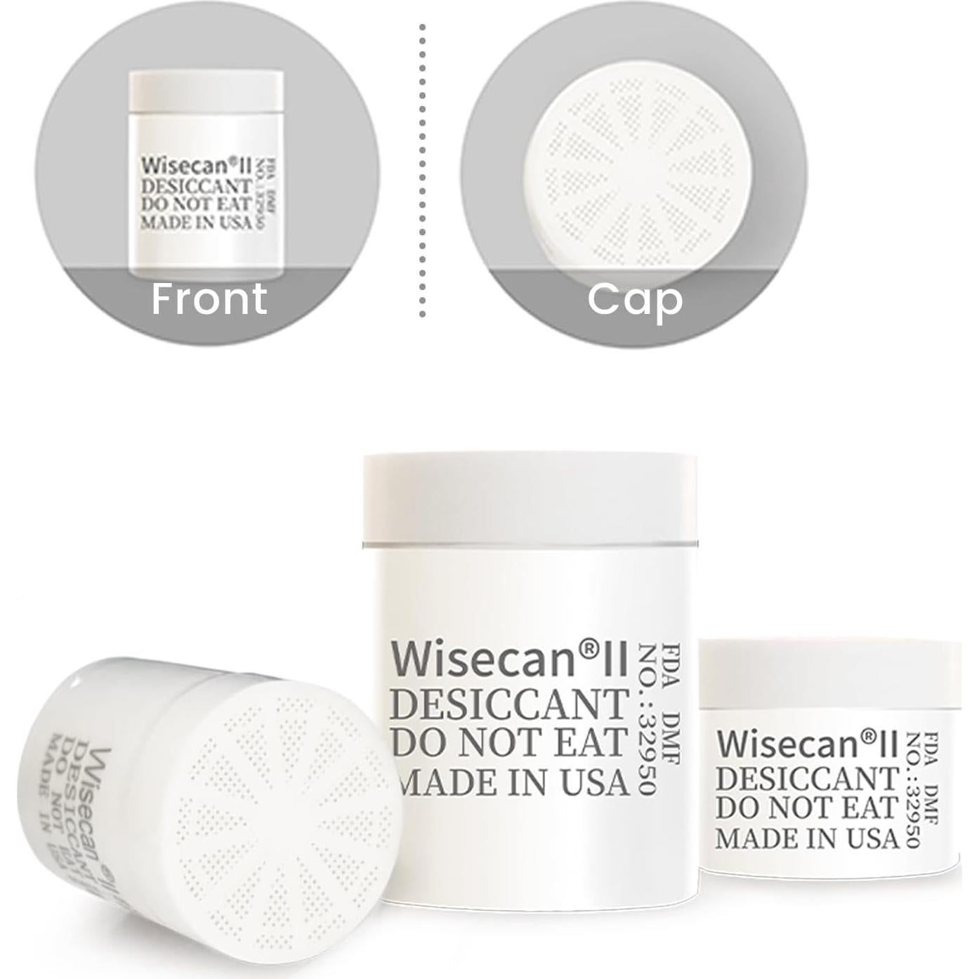 100 Canisters Gel de Silica 1g Wisecan - Deshidratantes Seguros