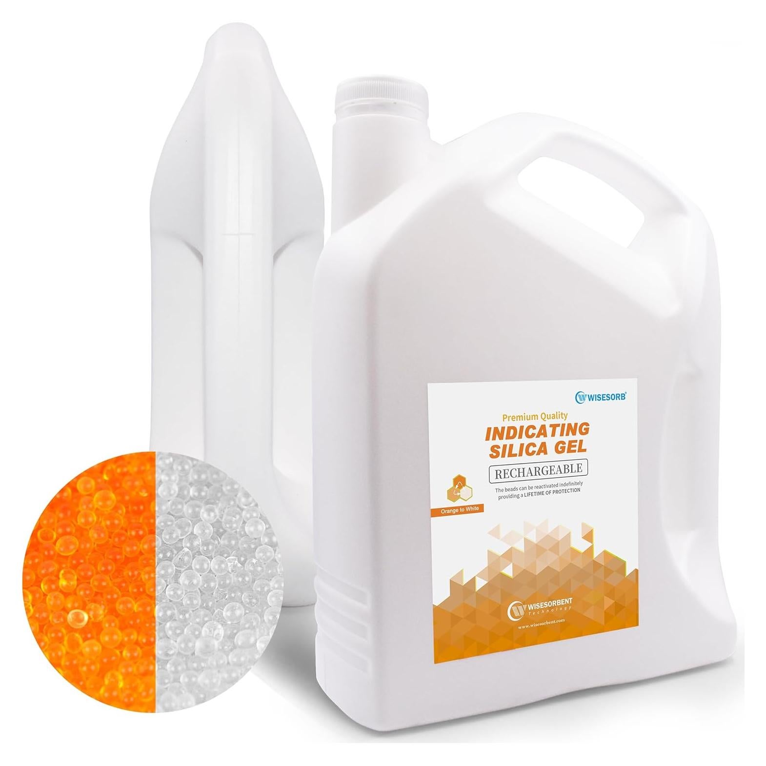 Gel de Silica Indicador Wisesorb 3.4 kg Naranja a Blanco