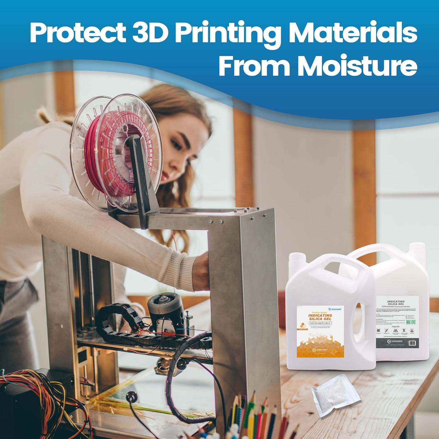 Gel de Silica Indicador Wisesorb 3.4 kg Naranja a Blanco