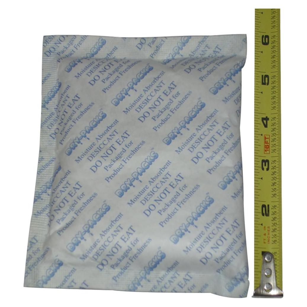 Paquete Secante Gel de Sílice Tyvek 112g - 4 Unidades