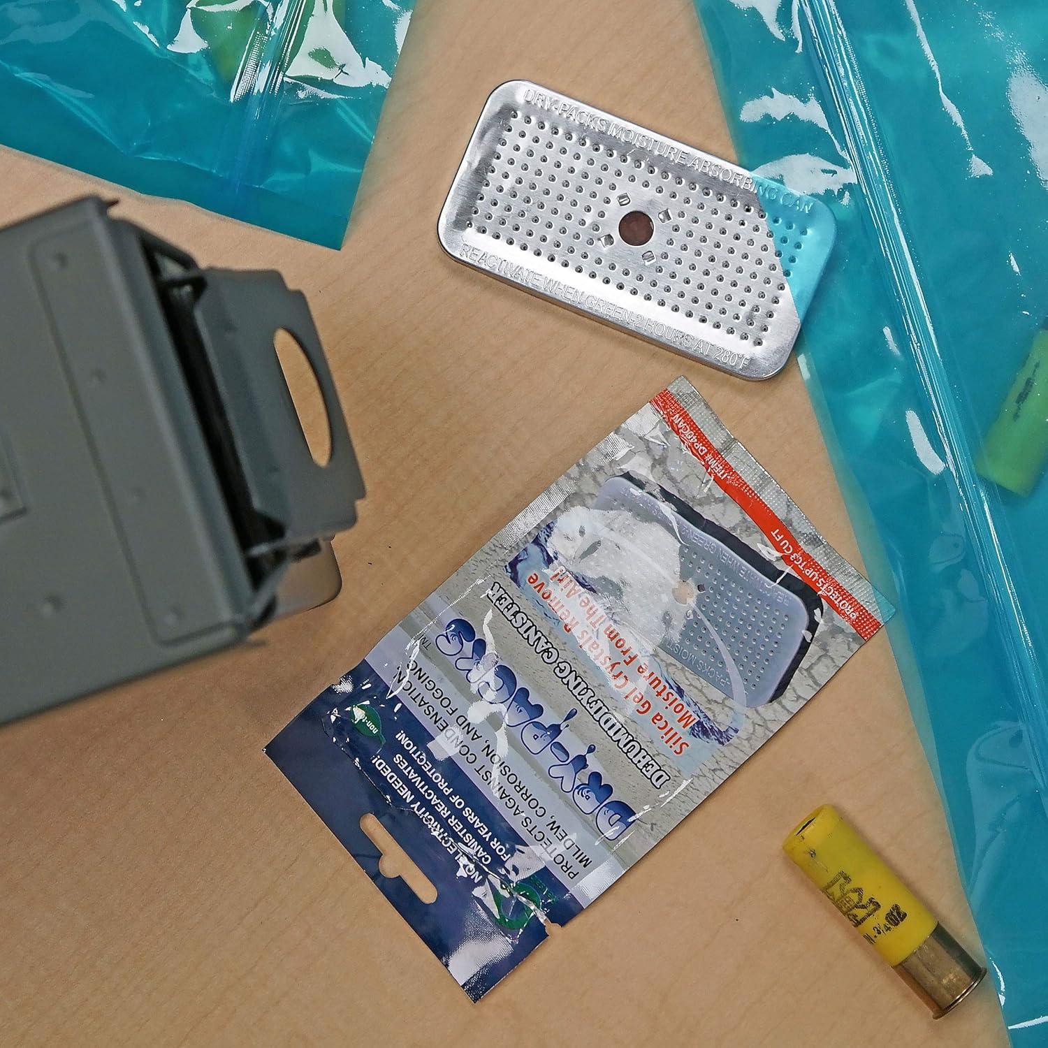 Gel de Sílice Deshidratante Dry-Packs 40g Lata Aluminio Sin Cobalto