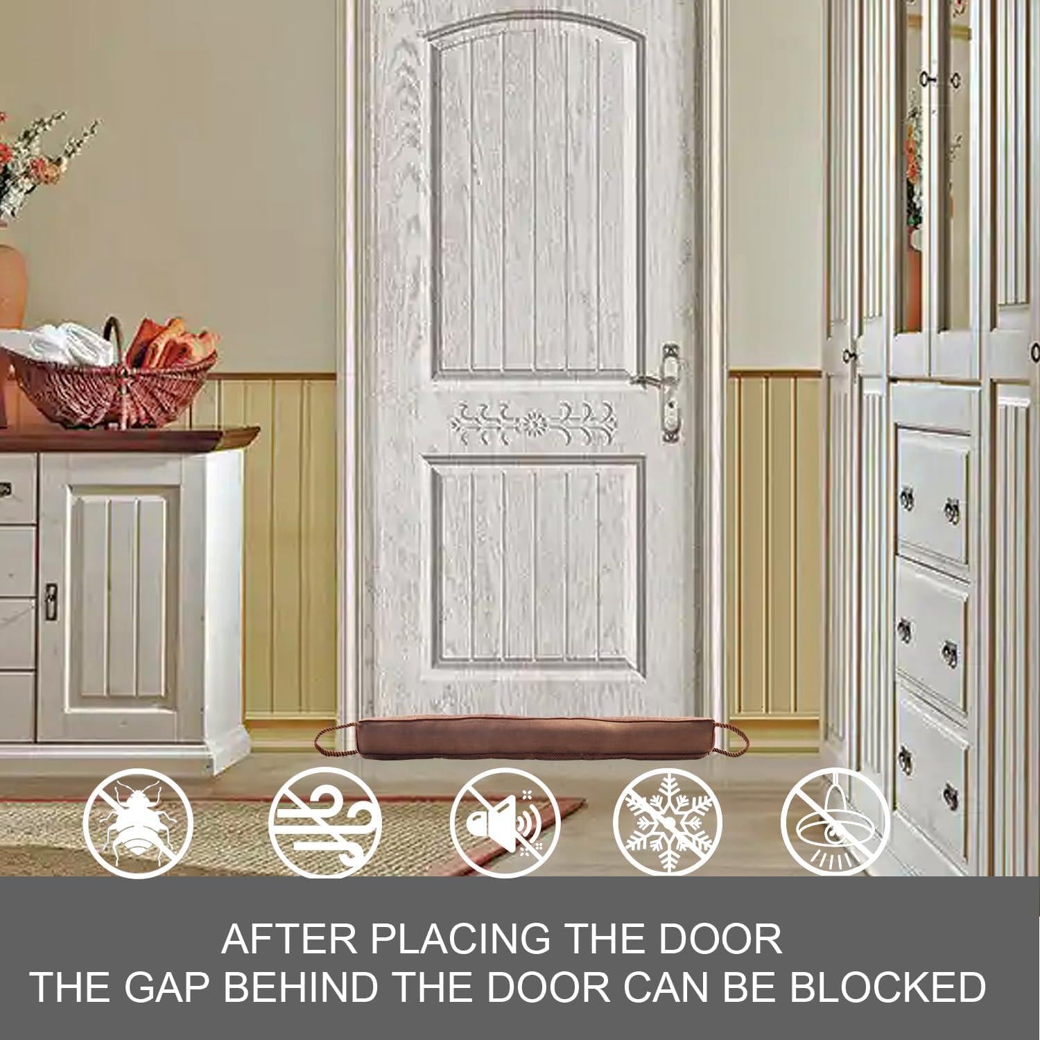 Freno de Corriente para Puerta WiseTigris 81 cm Marrón