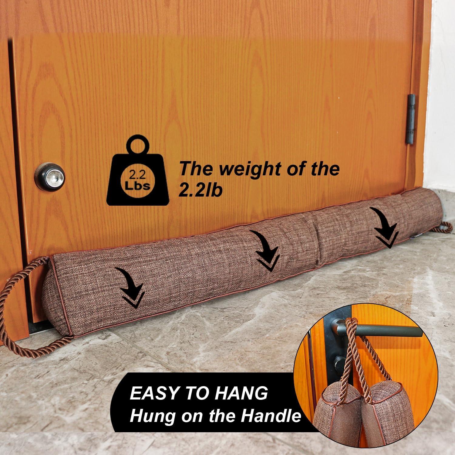 Freno de Corriente para Puerta WiseTigris 81 cm Marrón