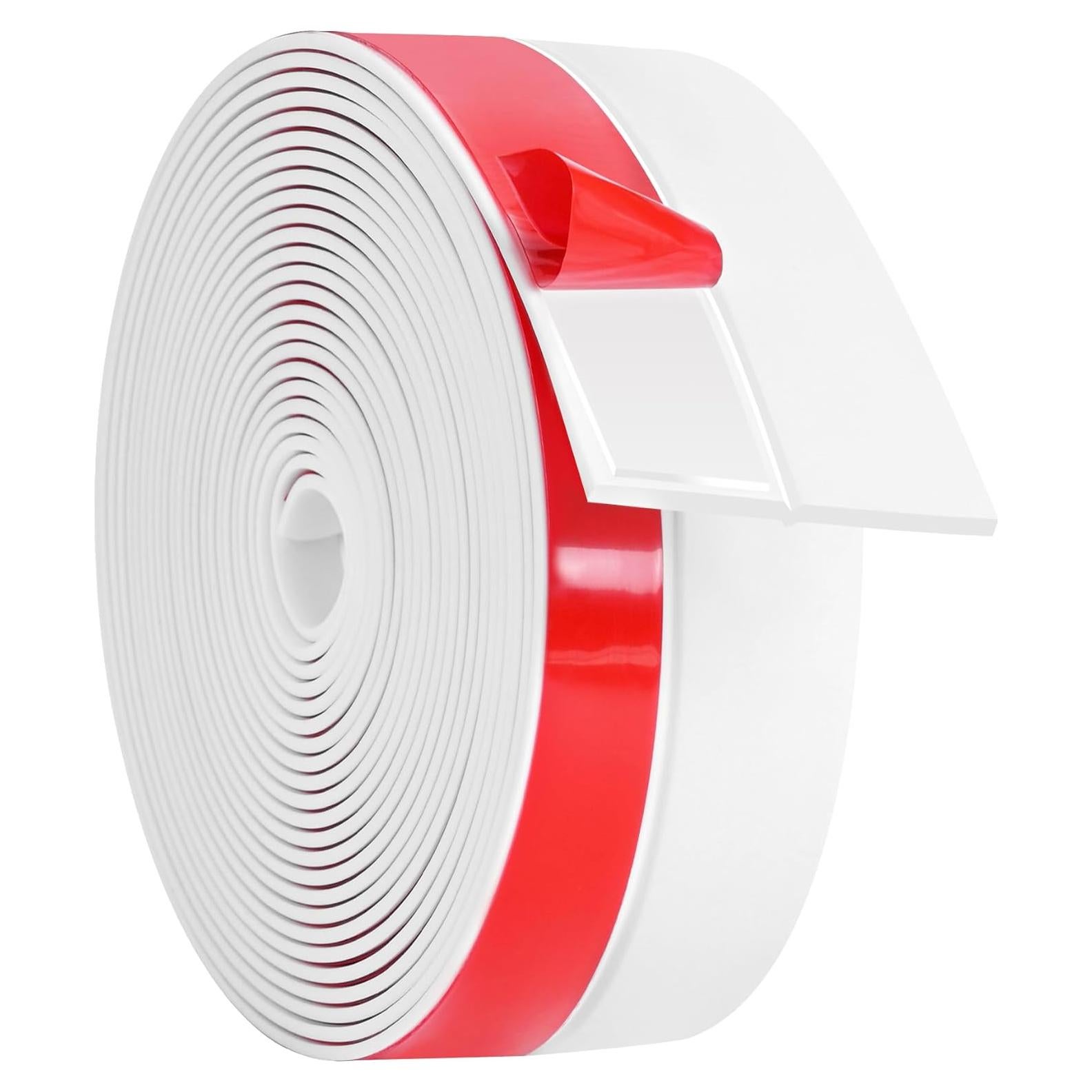 Tira de Sellado de Silicona ToLanbbt 5 cm x 6 m Blanca