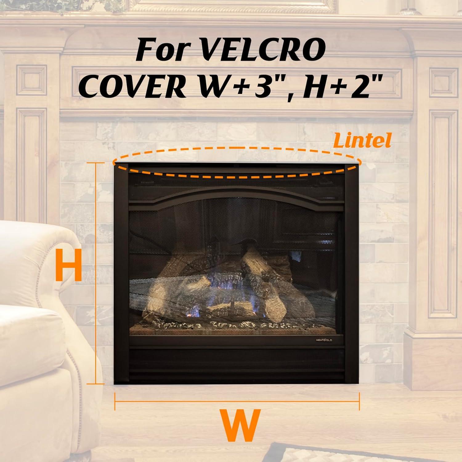 Cubierta de Chimenea CADARA 42x91 cm Aislamiento Negra