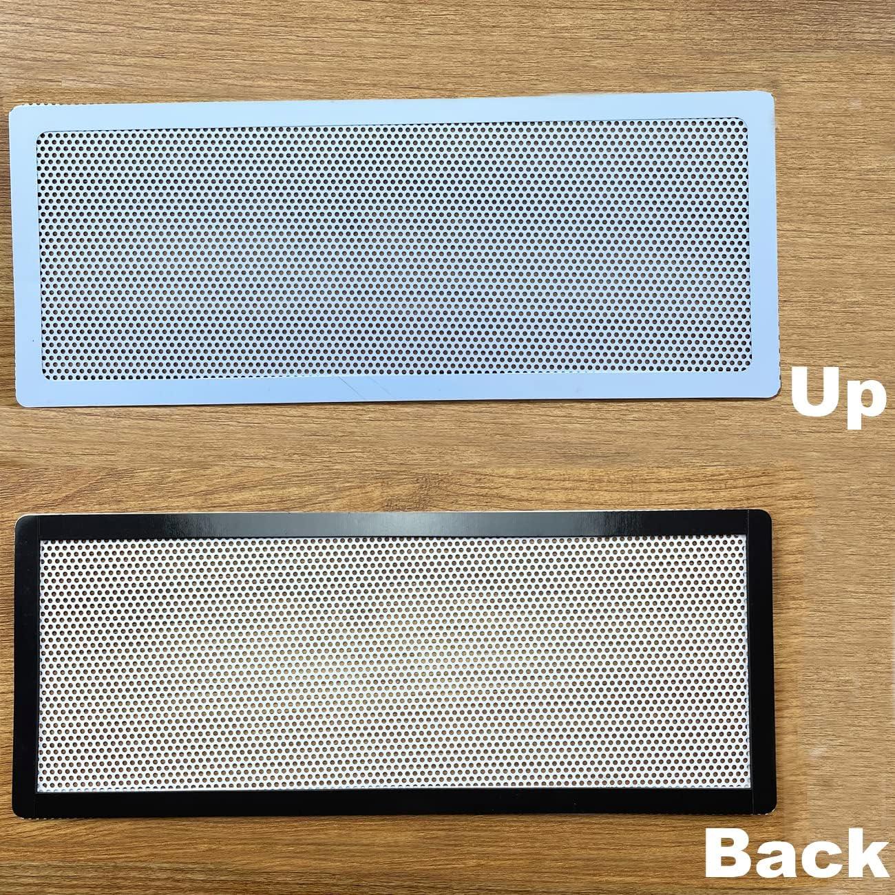 Cubierta Magnética para Registro de Piso Blanco 10x25 cm - 4 Piezas