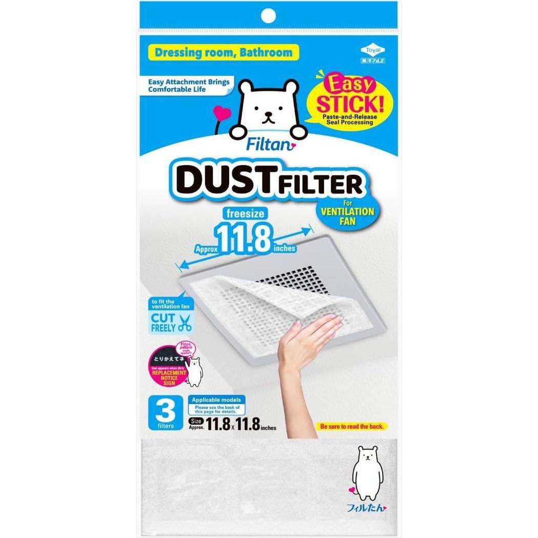 Filtro adhesivo para ventilador de ventilación FILTAN S5432 - 3 piezas