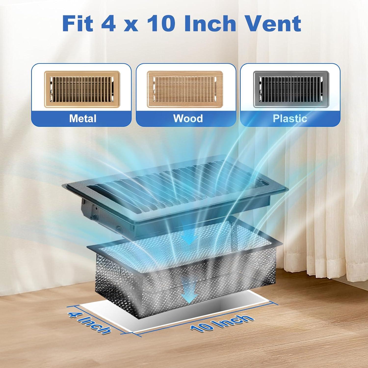 Cubierta de Registro de Piso Attramite 2 Pcs 10x25 cm Nylon