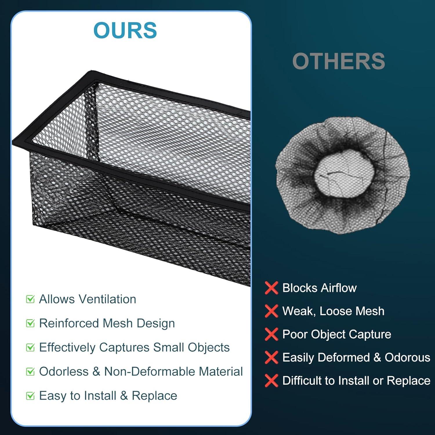 Cubierta de Registro de Piso Attramite 2 Pcs 10x25 cm Nylon