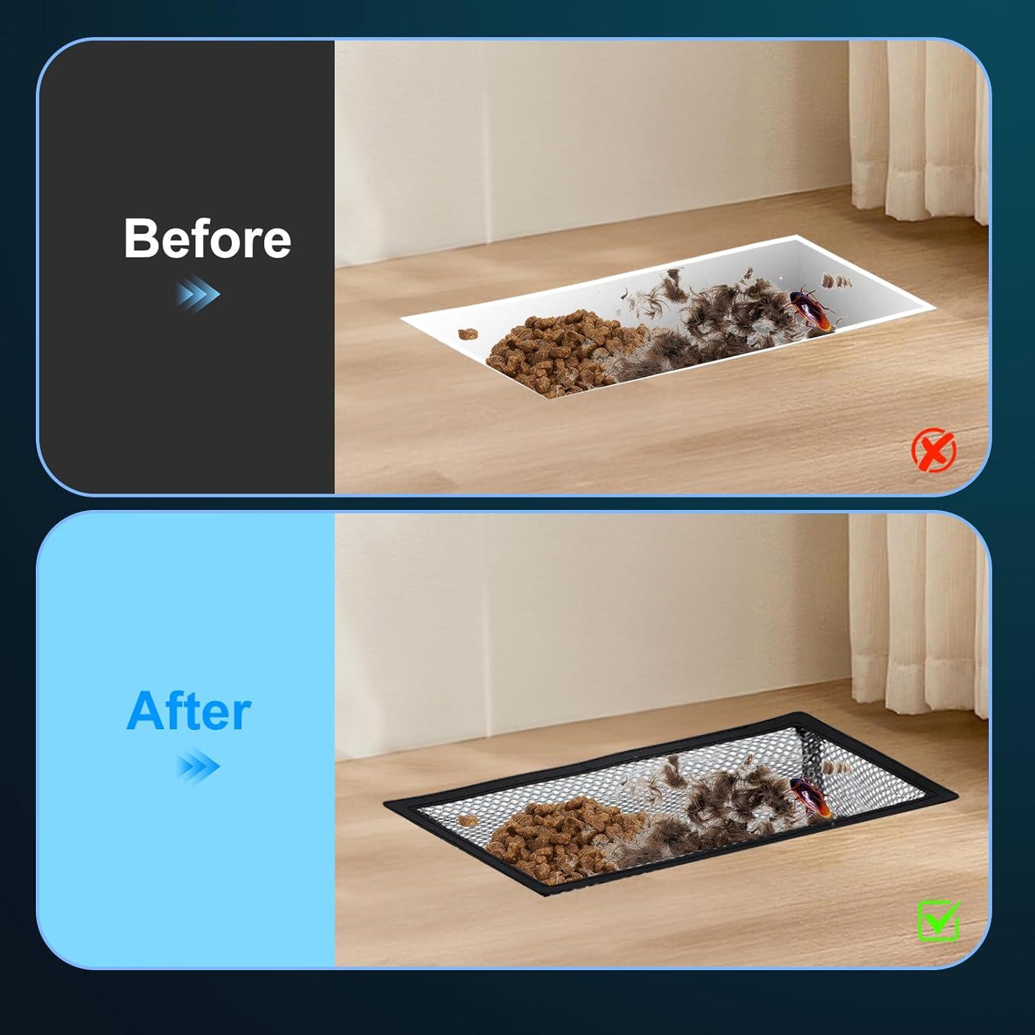 Cubierta de Registro de Piso Attramite 2 Pcs 10x25 cm Nylon