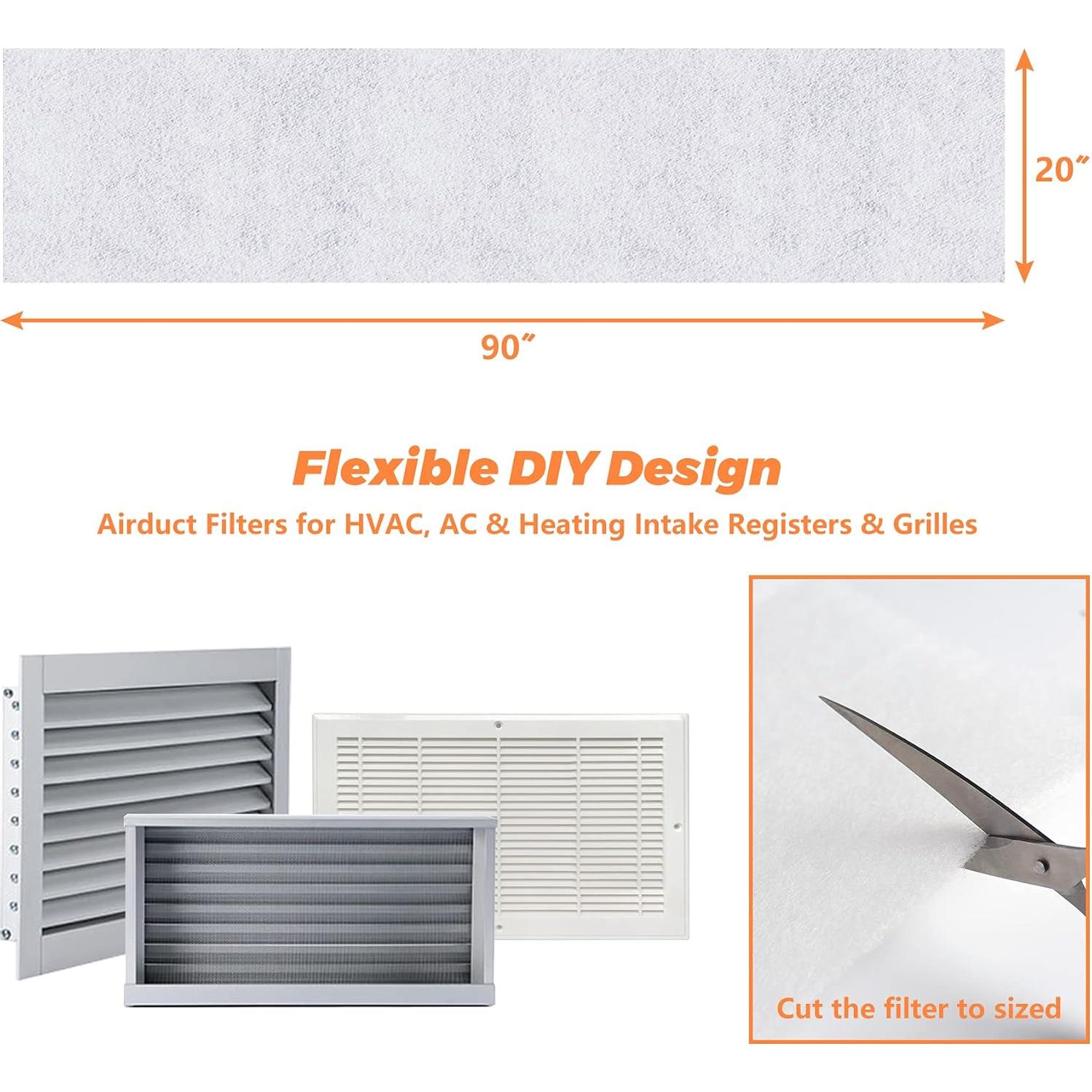 Filtro de Ventilación GCGOODS 50.8x228.6 cm Electroestático