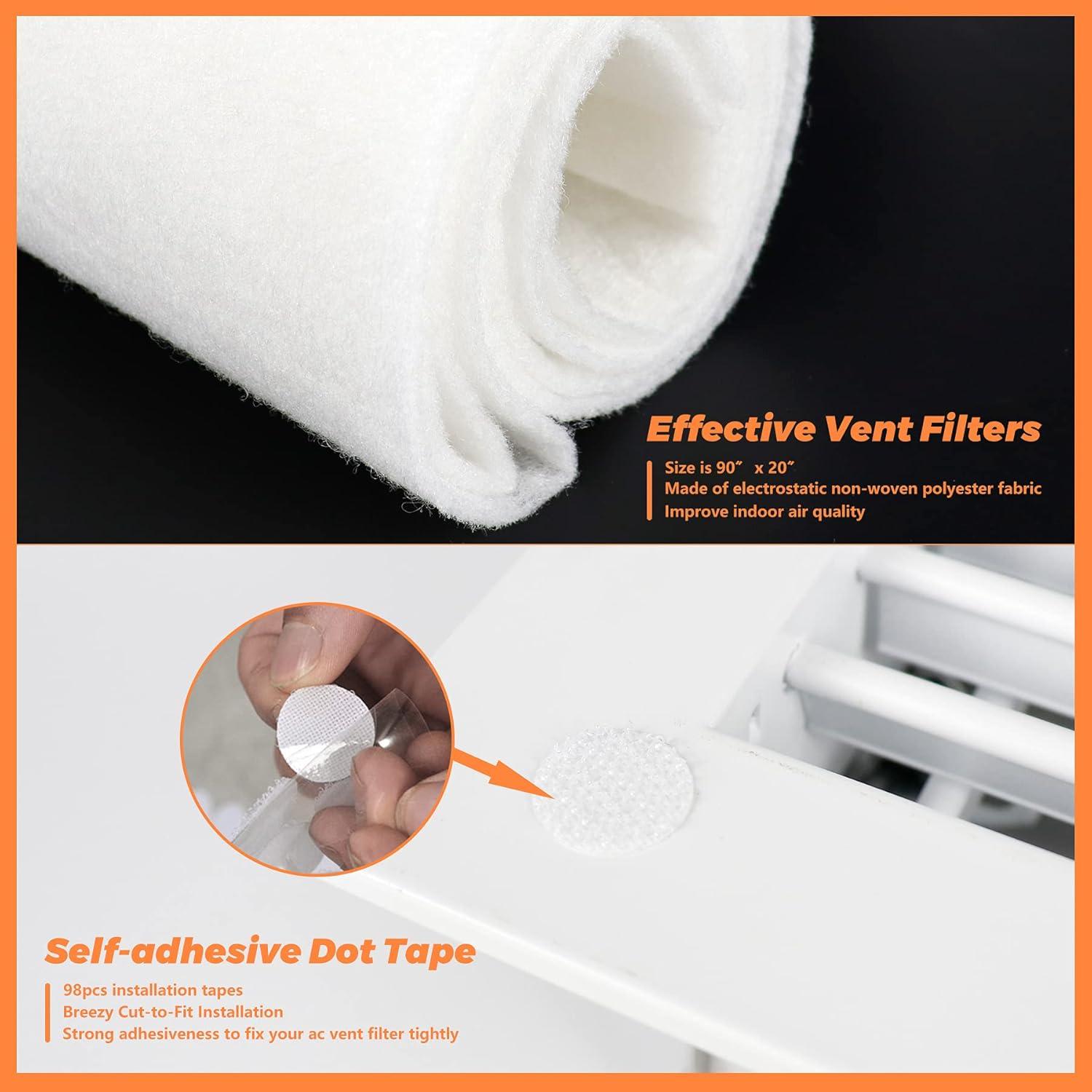 Filtro de Ventilación GCGOODS 50.8x228.6 cm Electroestático