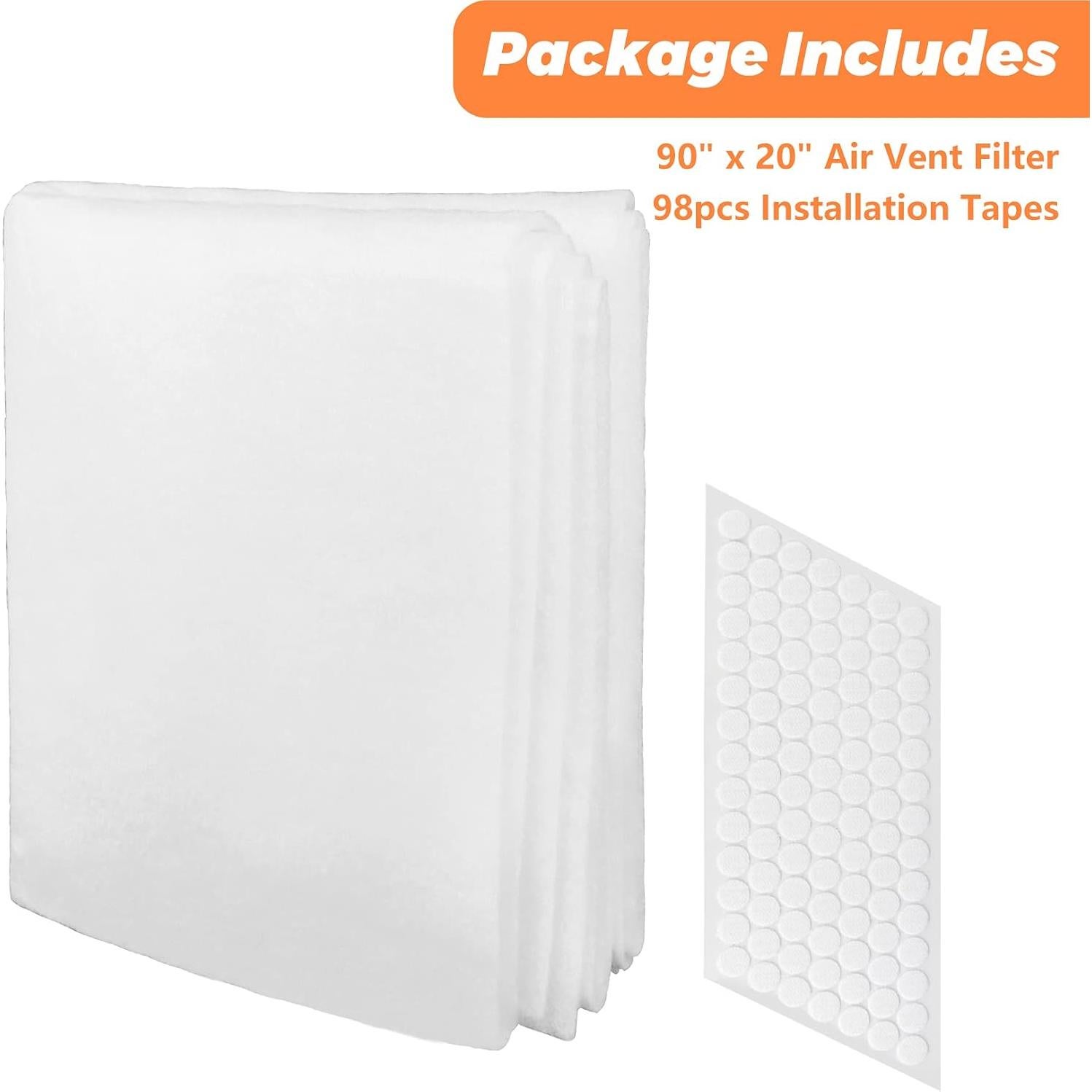 Filtro de Ventilación GCGOODS 50.8x228.6 cm Electroestático