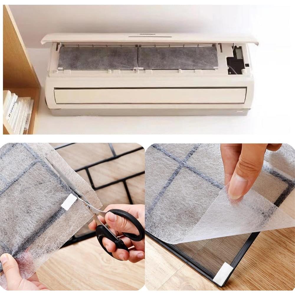 Paquete de 10 Filtros de Aire Acondicionado NentMent 40x35cm