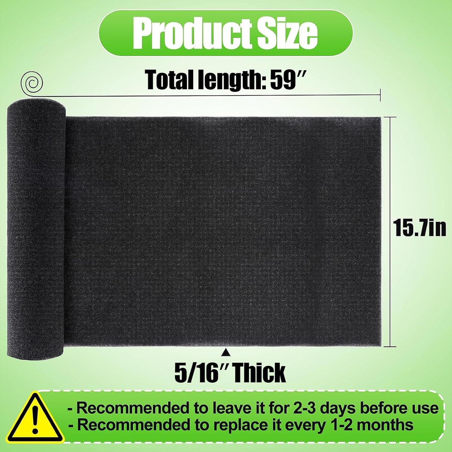 Filtro de Aire Cortable MADHOLLY 40x150cm Espuma Lavable