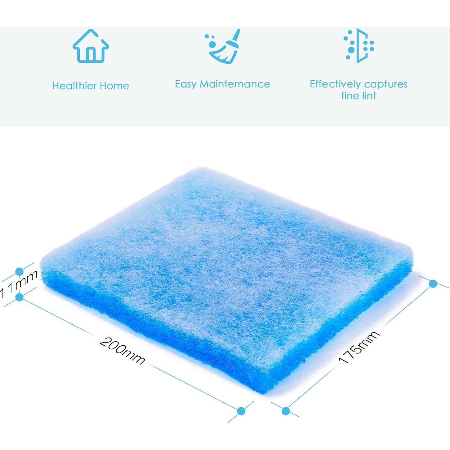 Paquete de 10 Filtros de Reemplazo FUNMAS para Secadora Interior