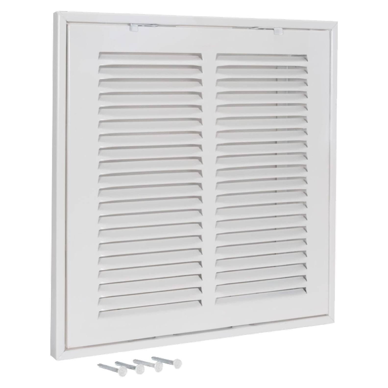Rejilla de Ventilación de Aire EZ-FLO 25.4 cm Acero Blanco