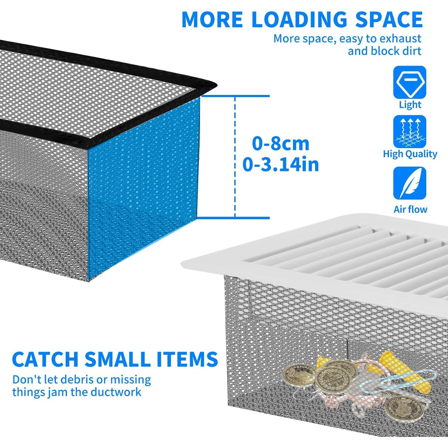Trampa de Ventilación de Piso Xiesaip 4x10" - Paquete de 6