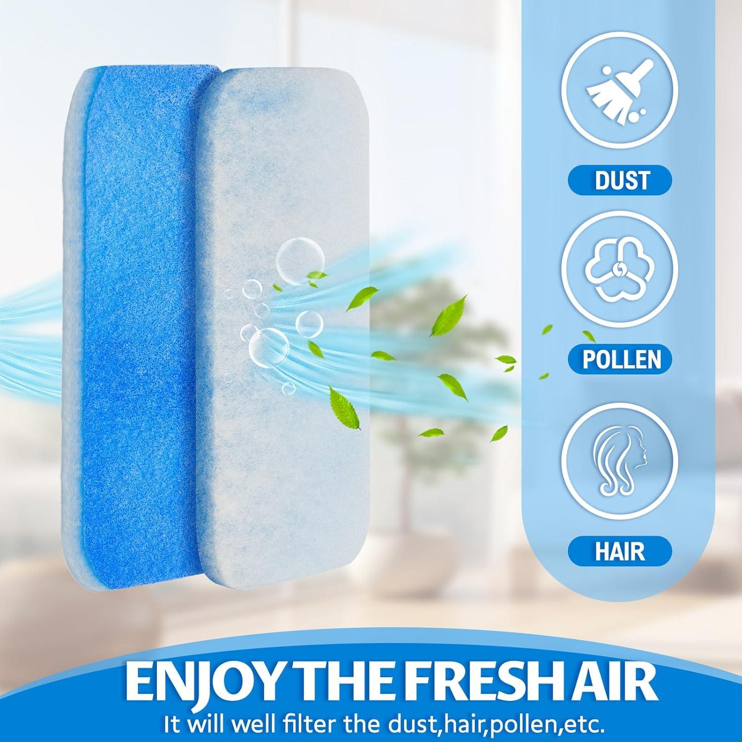 Paquete de 10 Filtros de Aire Ziliny para Aire Acondicionado RV 32.8x14 cm