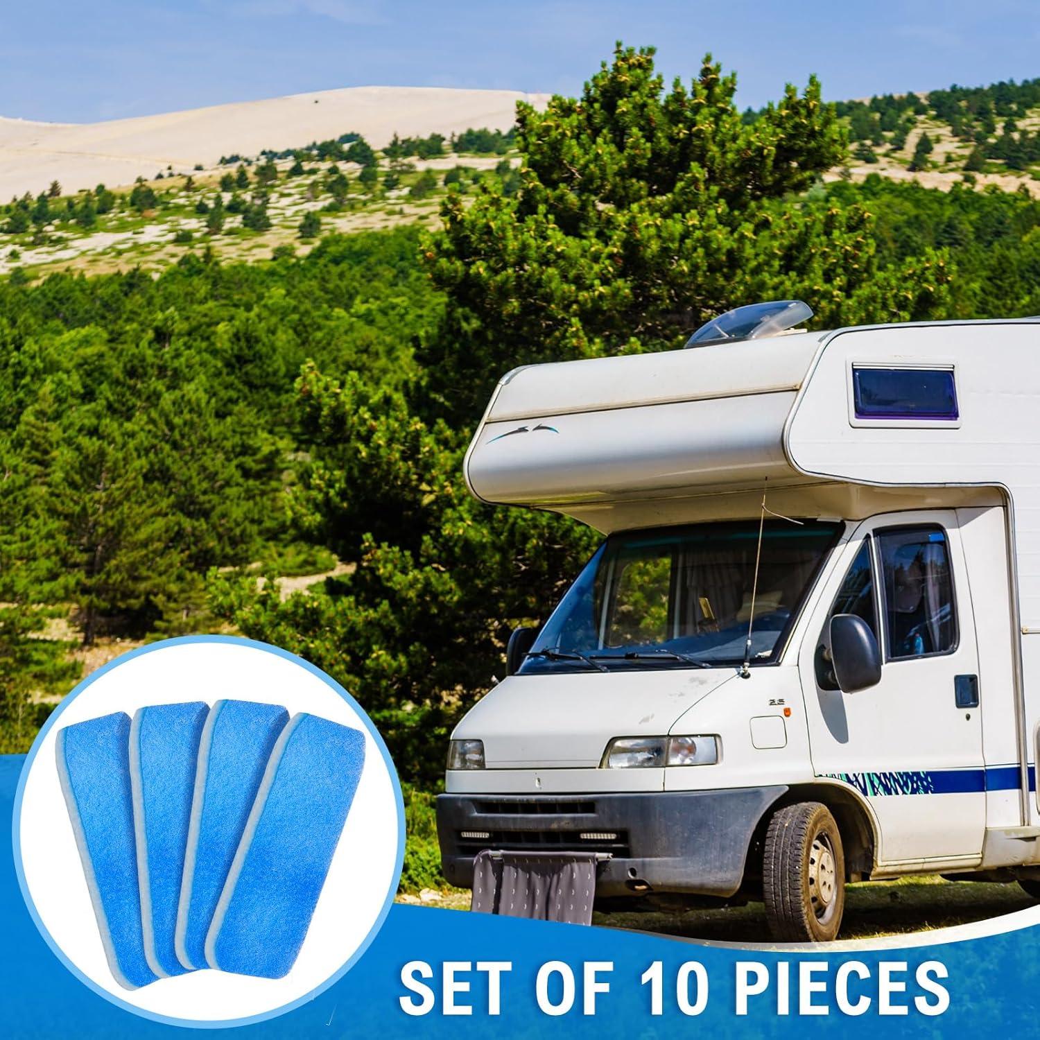 Paquete de 10 Filtros de Aire Ziliny para Aire Acondicionado RV 32.8x14 cm