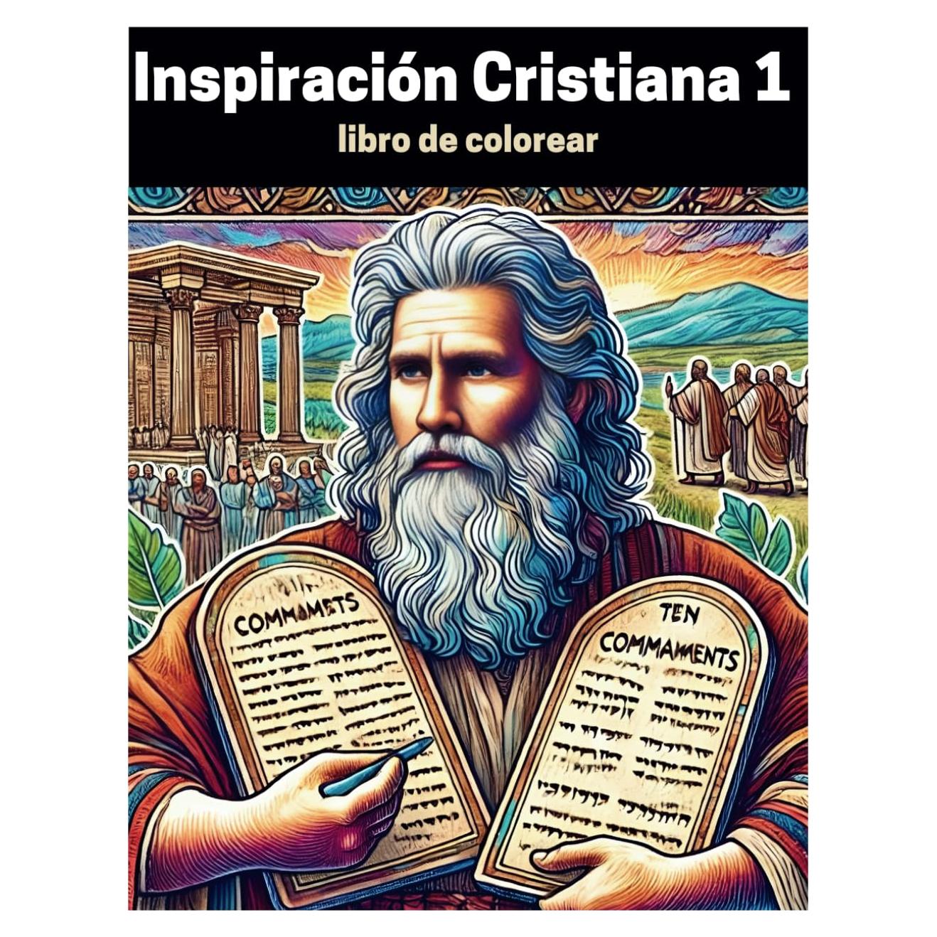 Libro de Colorear para Adultos - Inspiración Cristiana 1: Relájate y Conéctate con la Fe: Explora el Arte Sagrado y Encuentra la Paz Interior con ... para Toda la Familia) (Spanish Edition)