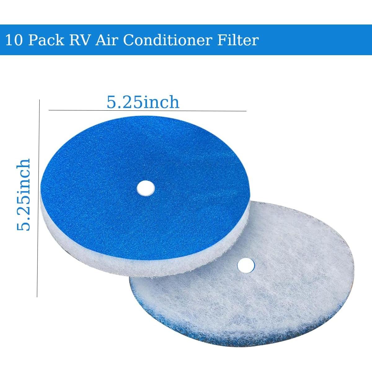 Filtro de Aire Taidocram para RV 5.25" Redondo MERV-6 Paquete 10